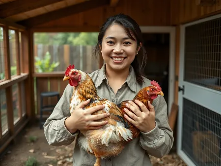 Samantha Lee, chicken keeper and homesteading enthusiast