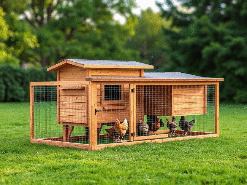 Chicken Coop Plans with Run