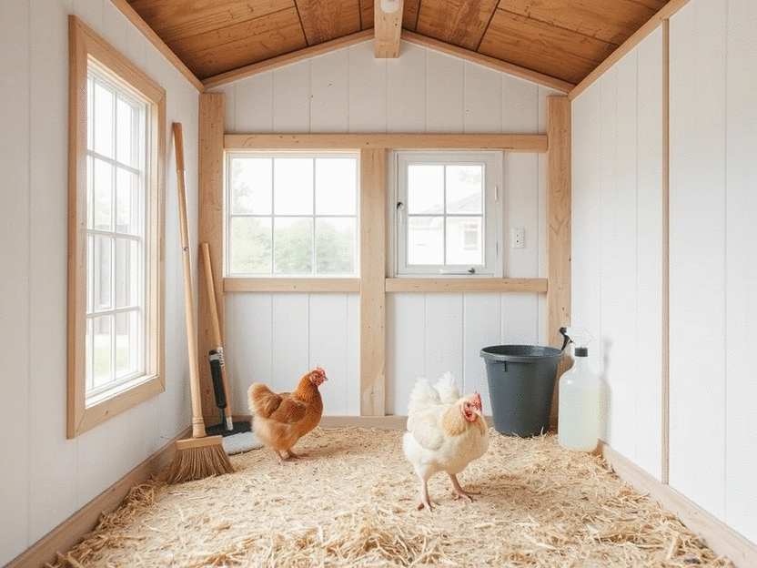 Deep Clean Your Chicken Coop