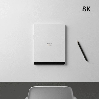 Digital guide or eBook mockup