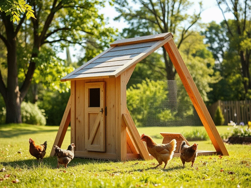 Simple A-Frame Chicken Coop Plans