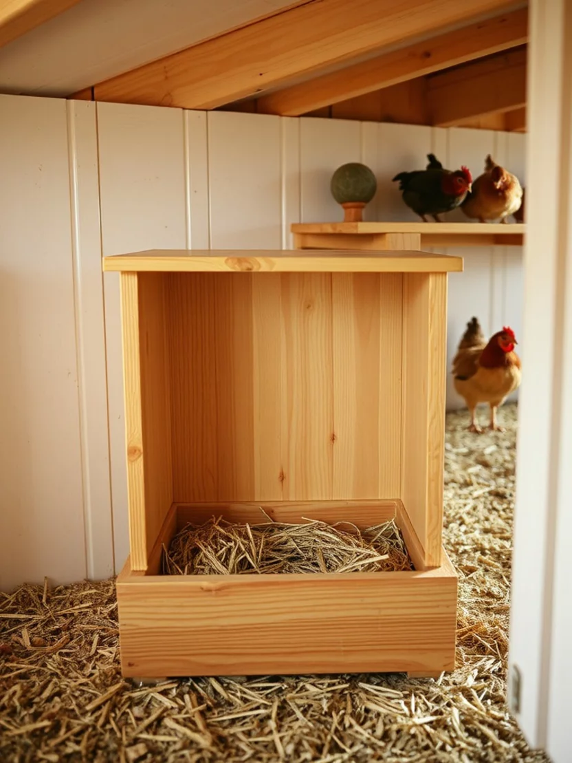 Nesting Box Plans for Egg Production