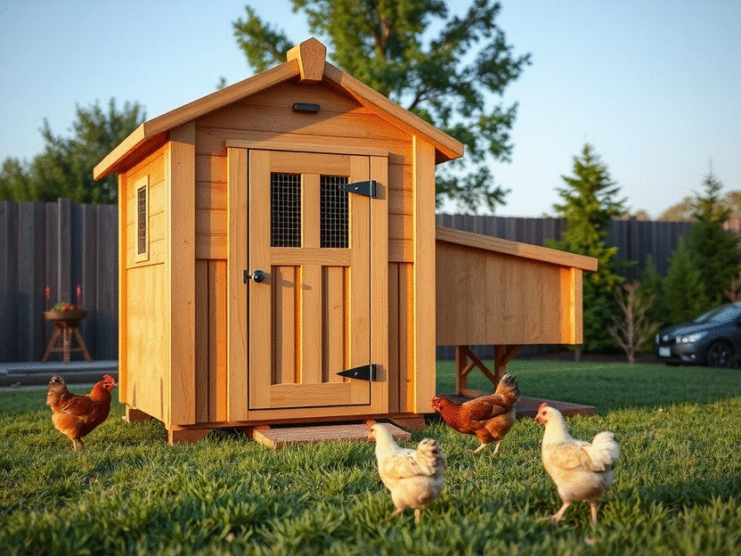 DIY Chicken Coop and Door