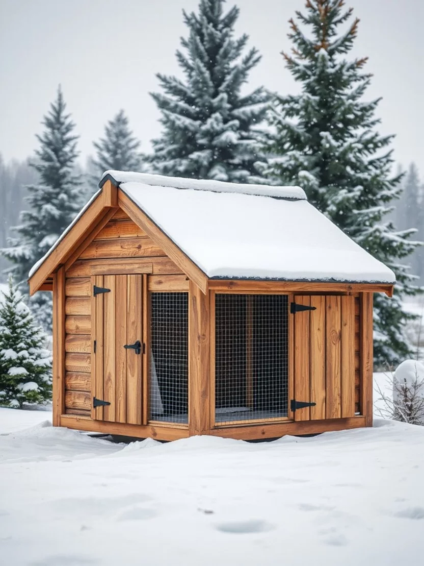 Insulated Chicken Coops for Winter