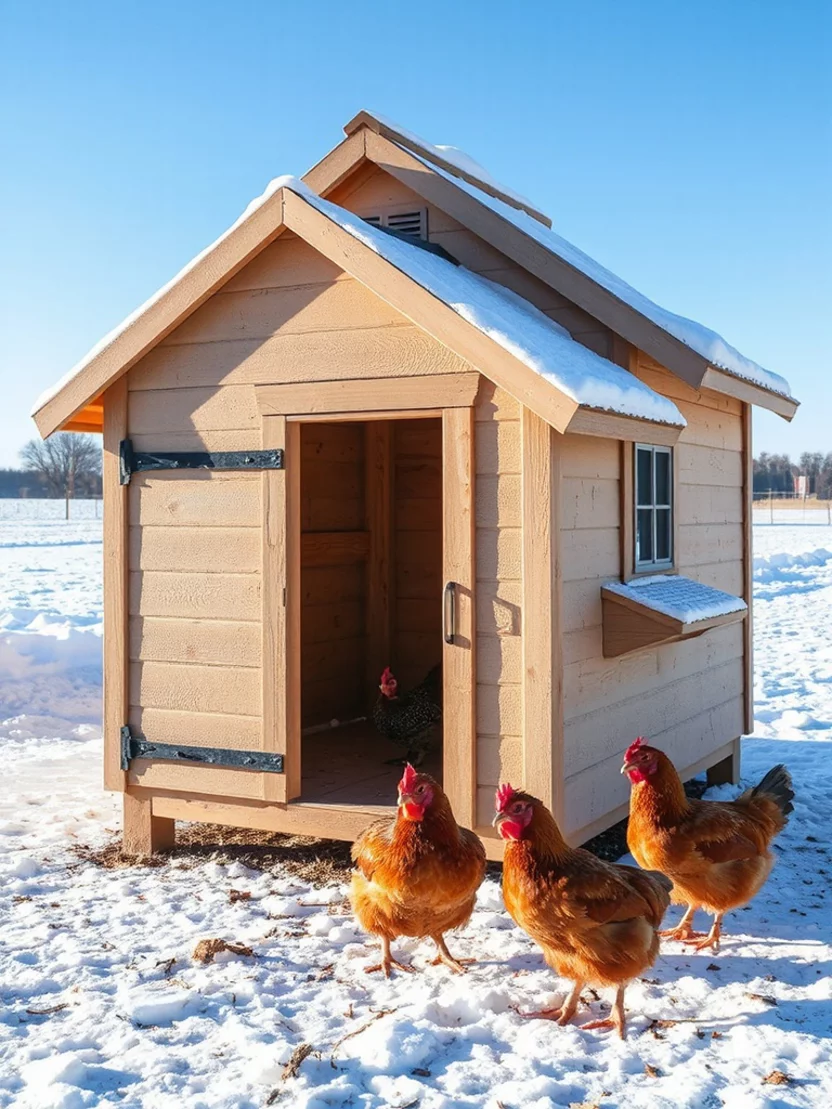 Insulated Chicken Coop Plans for Winter