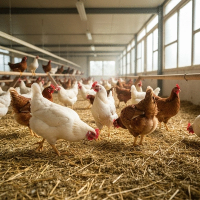 Chicken coop with proper ventilation