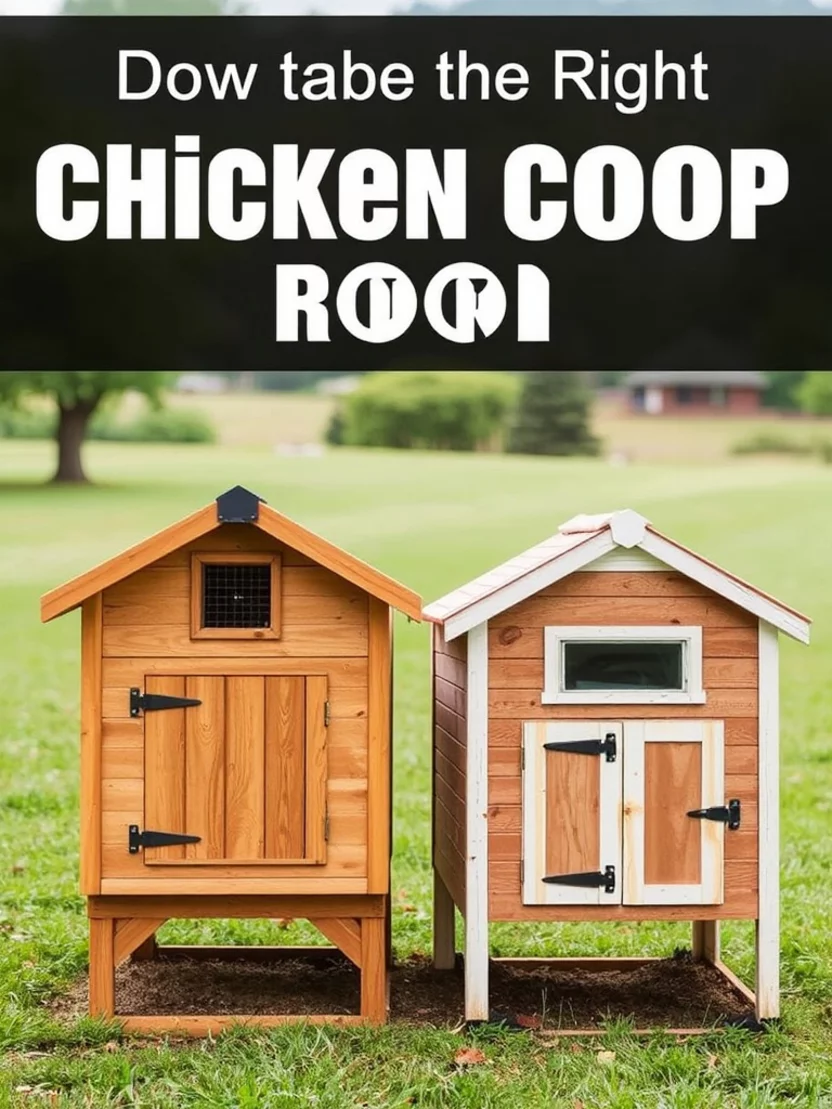 Choosing Chicken Coop Roof Styles
